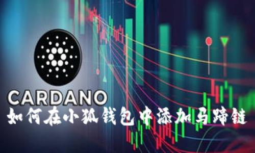 如何在小狐钱包中添加马蹄链