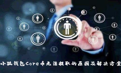小狐钱包Core币无法提取的原因及解决方案