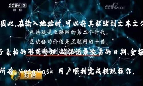 biao ti/biao tiMetaMask 钱包提现攻略：如何安全便捷地取出您的数字资产？/biao ti  
MetaMask, 提现, 加密货币, 数字资产/guanjianci  

随着区块链和加密货币的普及，越来越多的人开始使用数字钱包进行资产管理，其中 MetaMask 作为一种最受欢迎的以太坊钱包，因其便捷性和用户友好性，吸引了大量用户。然而，许多新手用户对于如何从 MetaMask 钱包中提取资金仍感到迷茫。本文将详细介绍 MetaMask 的提现操作，以及与此相关的一些常见问题。  

MetaMask 钱包概述  
MetaMask 是一个以太坊钱包，可以让用户轻松管理他们的以太坊、ERC20 代币和自治的 DApp。它不仅支持多种数字资产的存储、发送和接收，还提供了与去中心化金融（DeFi）和非同质化代币（NFT）市场的连接能力。为了使用 MetaMask，用户需要安装浏览器扩展或手机应用，并在其中创建一个钱包账户。  

MetaMask 如何提现？  
提现其实是将 MetaMask 钱包中的数字资产转移到其他平台（如交易所或者您的银行账户）上。在进行提现之前，用户首先需要确保已经了解提现流程并准备好相关的操作步骤。下面我们来详细介绍如何将资产从 MetaMask 中提现。  

h4步骤一：选择合适的交易所/h4  
要提现，首先你需要选择一个支持提现的交易所，如 Coinbase、Binance、Huobi 等。确保所选的交易所允许您将 ETH 或其他代币直接转入，并且具备将其转换为法币的功能。建议先注册并验证您的身份，以便顺利完成交易。  

h4步骤二：从 MetaMask 转出资金/h4  
在确认交易所的 ETH 地址后，打开您的 MetaMask 钱包，选择要提取的资产，接着点击“发送”，然后输入交易所提供的充值地址和转账金额。在这一过程中，请务必仔细核对地址，确保不会发送到错误的地址。  

h4步骤三：支付手续费/h4  
每次从 MetaMask 提现都是需要支付矿工手续费的。这笔费用是根据网络拥堵情况以及您选择的手续费策略决定的。选择适合的交易费用，可以在保证及时到账的前提下，尽量降低成本。  

h4步骤四：确认交易/h4  
完成所有信息填写后，点击“下一步”确认交易。随后，您可以在您的 MetaMask 钱包或者以太坊区块链上查询这笔交易的状态。一般交易确认需要等待一定时间，具体取决于网络状况。  

可能遇到的问题  
尽管提现过程相对简单，但新用户在操作过程中可能会面临一些问题。以下是一些常见的问题及解决方案：  

问题一：如何选择合适的交易所进行提现？  
选择交易所进行提现是一个重要的步骤，合理选择可以让您省去不少的时间和费用。首先，要确保所选的交易所是合法的，具备良好的声誉和用户评价。其次，查阅交易所的操作流程，包括是否支持您提取的资产类型，以及提现费用、限额等。此外，也要考虑用户的资金安全和交易所的流动性，以确保您的资金安全可靠。  

问题二：提现时的手续费为什么会有差异？  
提现手续费的差异主要取决于链上网络拥堵情况以及各个交易所对手续费的定价策略。在网络拥堵时，矿工会优先处理手续费高的交易，因此可能需要支付更高的费用才能确保及时到账。此外，各交易所定价也不同，用户需要仔细研究，选择手续费更加优惠的交易所进行操作。  

问题三：如果提现后资金未到账该怎么办？  
如果您的提取操作完成后，资金未在交易所账户中显示，建议用户首先查看区块链上该笔交易的状态以确认是否已完成。您可以复制您的交易哈希到以太坊区块链浏览器（如 Etherscan），查看交易状态。如果交易已完成但资金仍未到账，请及时与交易所客服联系，并提供相关交易信息，便于他们查找处理。  

问题四：如何提高提现的安全性？  
要提高提现的安全性，首先要确保您使用的是安全的网络环境，例如避免在公共 Wi-Fi 环境下进行操作。其次，尽量启用双重验证（2FA）选项，确保只有您能访问您的账户。此外，定期更新您的安全密码，确保您的钱包恢复短语和相关信息不泄露给他人，始终保持警惕。  

问题五：如何避免发送到错误的地址？  
防止地址错误的最佳方式是使用复制粘贴功能，并在每次发送资金之前仔细检查。MetaMask 有许多安全措施，但错误输入仍然是不可逆的。因此，在输入地址时，可以将其粘贴到文本文件中进行比对。此外，也可以通过发送小额测试交易来确保地址正确，待确认后再进行大额操作。  

问题六：提现成功后如何处理交易记录？  
一旦提现成功，务必记录和保存您的交易记录，这可以帮助您跟踪资产流动情况，并在日后遇到问题时作为重要凭证。您可以将交易记录以电子表格的形式整理，确保记录交易的日期、金额、交易费用、交易哈希等信息。这对于管理资产和税务申报也是非常有帮助的。  

总之，从 MetaMask 钱包中提取资金的过程虽然并不复杂，但还是需要用户仔细操作，确保资金安全。希望通过本文的详细介绍，能够帮助到所有 MetaMask 用户顺利完成提现操作。
