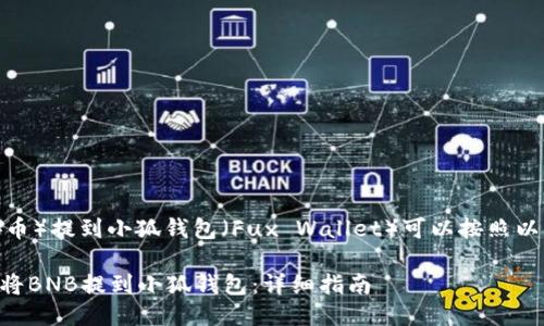 将BNB（币安币）提到小狐钱包（Fux Wallet）可以按照以下步骤进行。

### 如何将BNB提到小狐钱包：详细指南